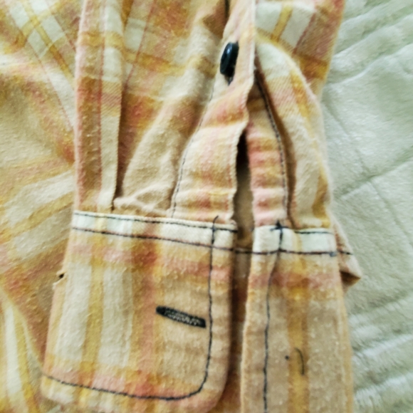 Custom Bleached/Distressed Flannel - Picture 3 of 6